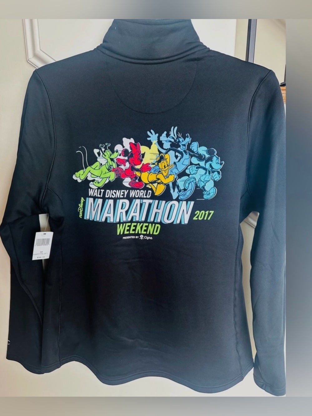 RUNDisney 2017 Black Marathon Weekend Zip Up Jacket